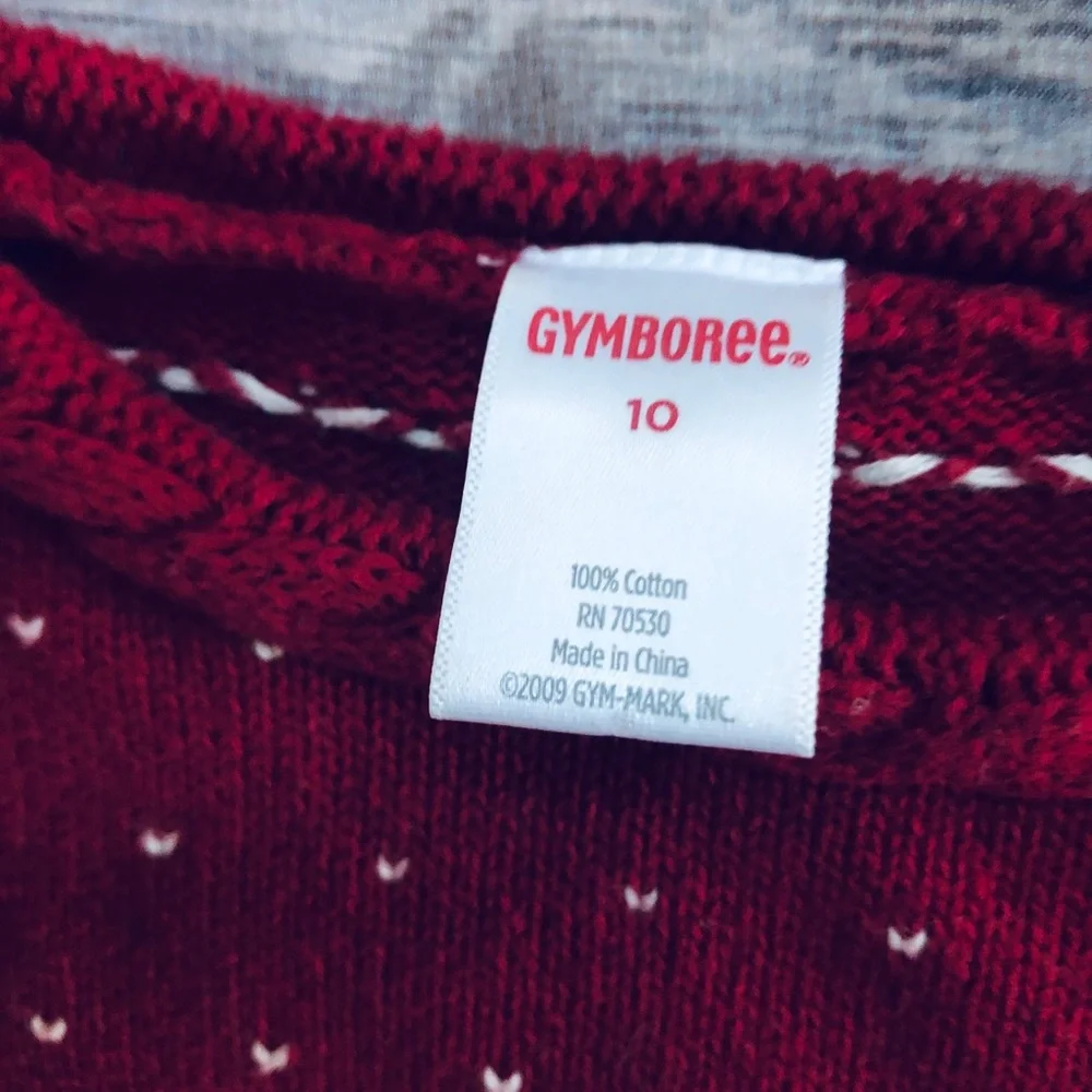 Vintage Gymboree knit red dress! Size 10